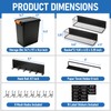 Maxdot Magnetic Grill Organizer Kit with 22 lb Pellet Storage