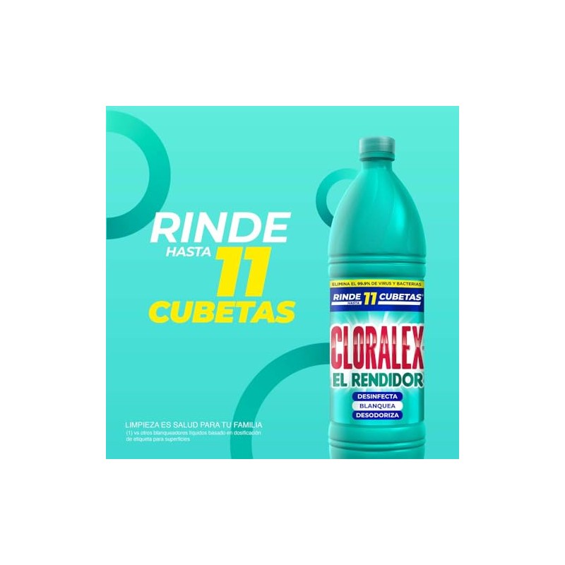 Cloralex El Rendidor Blanqueador 950ml