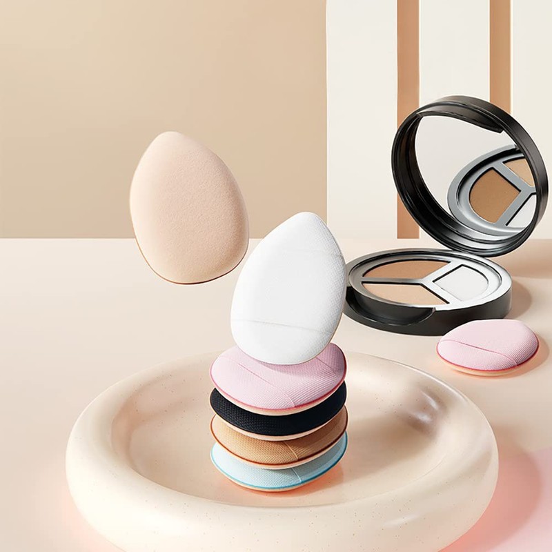 Samcos Cushion Foundation, Water Droplets, Puff Puff, Soft Mini Foundation,