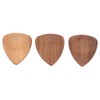 Wood Guitar Pick Holder Set 3 Pcs Wooden Guitar Picks
