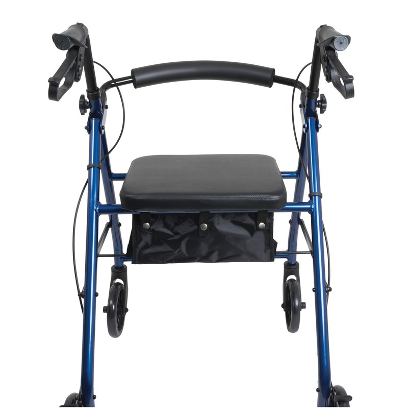 ProBasics Aluminum Rollator Walker with Seat - Rolling Walker with