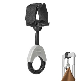 KCLROEO Luggage Hook & Luggage Straps for Suitcases – Travel Accessories & Travel Essentials, Carry-On Bag Holder for Jackets & Backpacks, Hands-Free for Travel, Business Trips & Flight Attendants