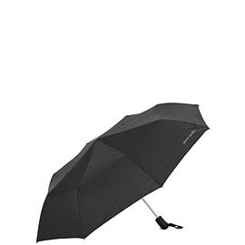 Pierre Cardin Noir Easymatic Alupla Men's Umbrella, black, Traditional