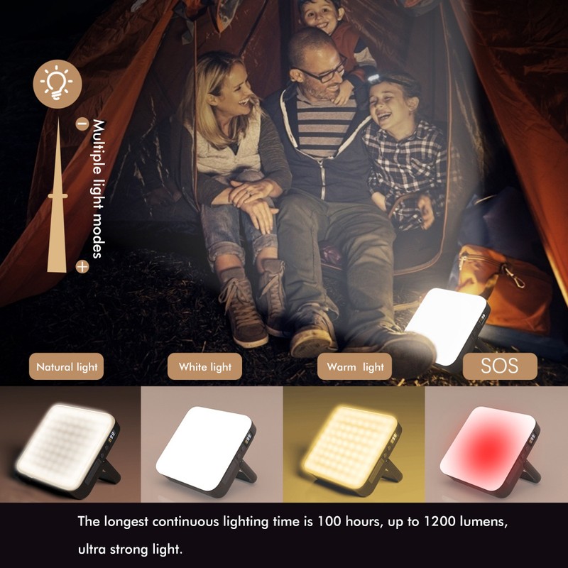 Outdoor Camping Light Waterproof Led Tent Light Built in Magnet