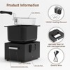 Vexon Large Electric Deep Fryer 4.9L/20 Cups, 1800W Black Stainless