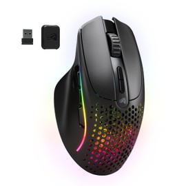 GLORIOUS Model I 2 Wireless - MMO Mouse (Black) with 9 Programmabe Side Buttons, 16 Configurations with Layer Shift, 2 Swappable Magnetic Buttons, Superlight 75g (RENEWED)