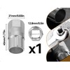 Emezddo Bicycle Cassette Tool, Sprocket Puller Accessories, Cassette Puller, Freewheel