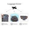 Explore Land Travel Luggage Cover Washable Suitcase Protector - Fits