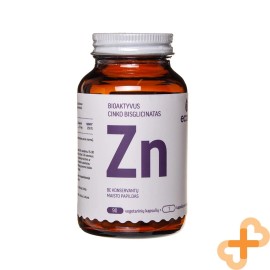 ECOSH Bioactifs Zinc 90 Capsules Immunité Système Cheveux Peau Ongles Supplément