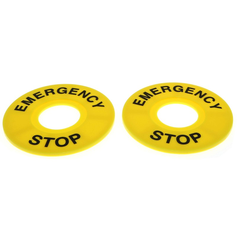 MEETOOT 2pcs Emergency Stop Push Button Switch AC 660V 10A