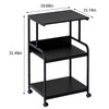 Arbuxzuy Printer Stand with Storage Shelf,3 Tier Printer Cart with