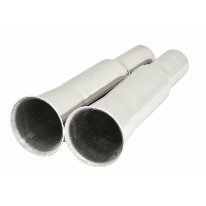 Exhaust Tips, Flared Style, For Stock Beetle Exhaust, Pair, Compatible