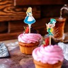 Alce in Wndrlnd Cupcake Topper – Whimsical Dessert Decoration for