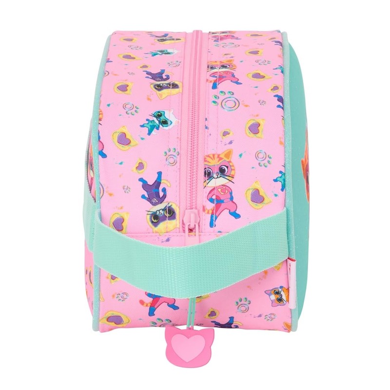 Safta Superkitties Children's Toiletry Bag, Medium with Handle, Children's Toiletry
