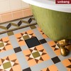 4 Inch Square Shower Drain Black Floor Drain with Flange