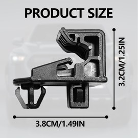 Icyhaws 5PCS Headlight Mounting Bracket Clips, Compatible with Lexus GX460 RX300 RX400h Toyota 4Runner Corolla Highlander Tacoma, Headlamp Mount Bracket Replaces# 53271-0B010