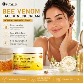 Bee Venom Collagen Face Cream for Daily Skincare – Firming Moisturizer for Smooth, Hydrated Skin