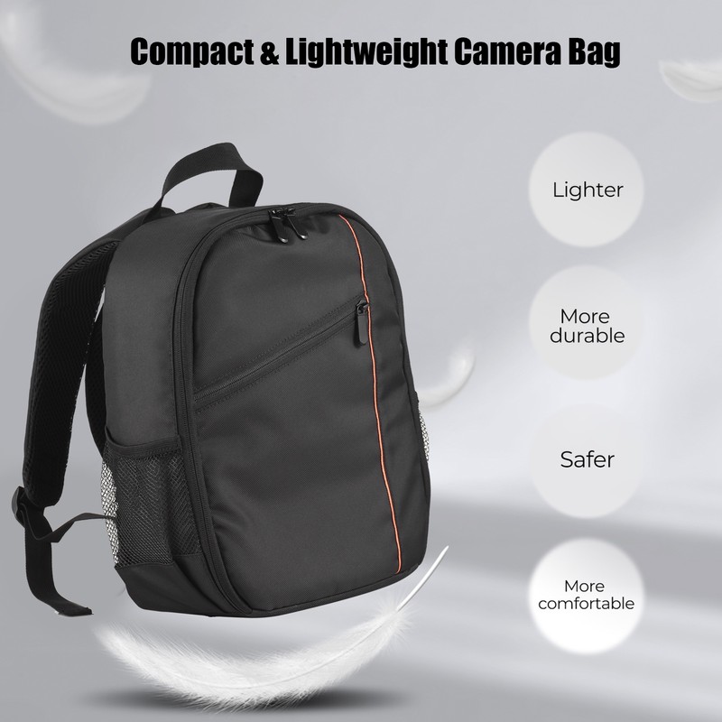 Small Camera Backpack Outdoor Camera Bag Water-resistant Shock-proof Camera Case