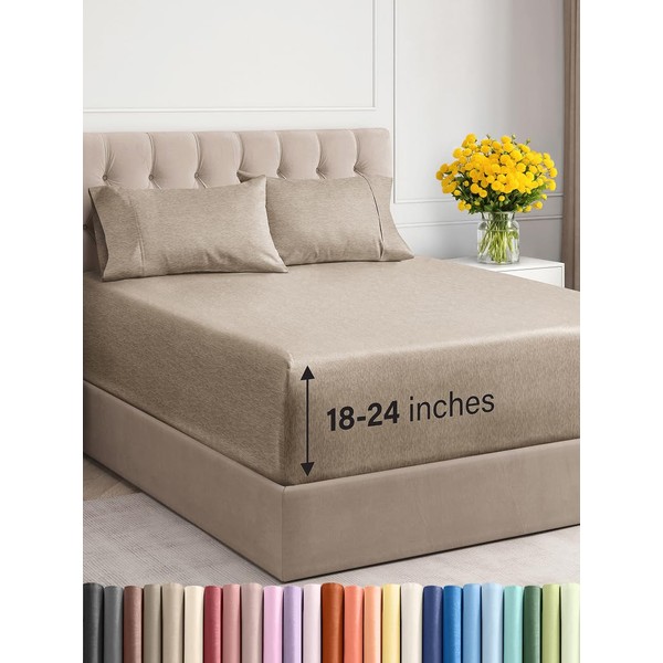 CGK Unlimited Extra Deep Twin XL Sheet Set - 4