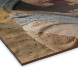 Wooden Photo Puzzle with Your Own Picture 355 x 250 mm 221 Pieces Optional with Gift Box
