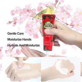 Hand Cream Set, Mini Hand Cream Gift Set, 3 Pack Mini Hand Cream Tube, Hand Cream for Women, Hand Cream Set for Dry, Hand Cream, Hand Cream Moisturising, Hand Cream Christmas