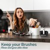 Luxe Electric Makeup Brush Cleaner Machine with Cleaning Solution -