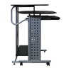 OneSpace Regallo Expandable L-Shaped Desk, Office Computer Desk with 2