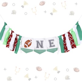 Football 1st High Chair Banner Football 1st Birthday Party Decorations First Year Down Themed Football First Birthday Decorations Highchair Banner Football Sports Theme Party Decorations Supplies