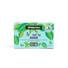 ALTROMERCATO – Tè nero deteinato bio Darjeeling – infuso aromatico e rotondo – da coltivazioni biologiche dell’Himalaya – ideale per ogni momento – 20 filtri 40 g