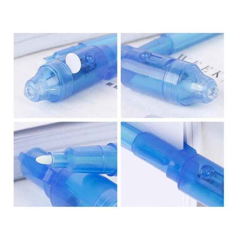Pluma De Tinta Invisible Con Luz Uv 16 Pack Bolígrafos