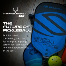 Selkirk Vanguard Hybrid 2.0 Invikta Midweight Pickleball Paddle, Blue Note
