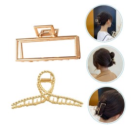 FOMIYES 2pcs Decorative Metal Hair Clips for Women Elegant Headdress Accessories Stylish Hair Grips for All Occasions Design for Use for Mothers and Friends