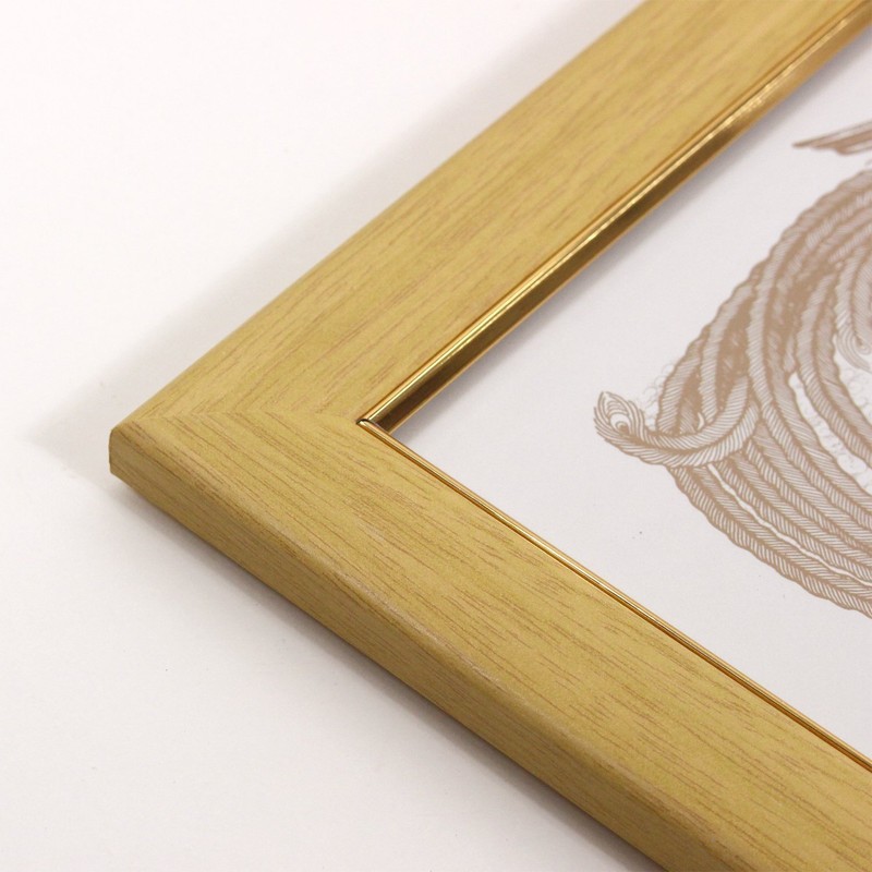 Iwata MS-61G-A4-NT Picture Frame, Award Frame, A4, Natural