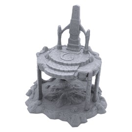 Elven Floating Island by Makers Anvil, 3D Printed Tabletop RPG Scenery and Wargame Terrain for 28mm Miniatures