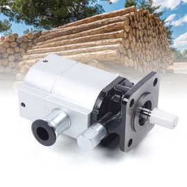 Fluoxtine Hydraulic Pump, 13 GPM 2 Stage Hydraulic Log Splitter Pump, 3000 PSI Hydraulic Wood Splitter for Presses, Log Splitters, Silver