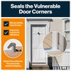 KS Hardware Superior Door Corner Seal, Raised Fin Tucks Behind