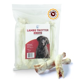 Mr Ros Air Dried Sheep Hoof Chews - Premium Lamb Trotter Dog Chews - Natural Long Lasting Dog Treats for Joint and Bone Health - Healthy Pet Treats - Small, Large Size and 260g Per Piece