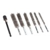 7Pcs Stainless Steel Bore Brush Stainless Steel Bristles Wire Brush
