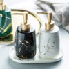 Ceramic Soap Dispenser Pump, 350ml Marble Pattern Bathroom Ceramic Lotion