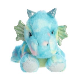 Aurora® Vibrant Bright Fancies™ Sprinkles Dragon™ Stuffed Animal - Eye-Catching Fun - Delightful Cuddles - Blue 7 Inches