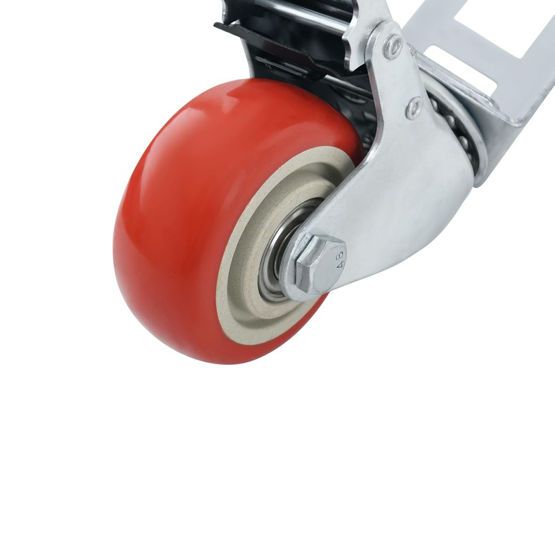 4PCS Storage Rack Caster Wheels,3" Heavy Duty Locking Caster Wheels