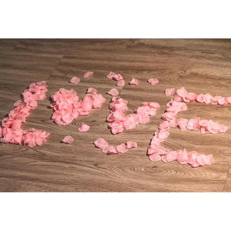 XIANNVXI 1500 PCS Pink Rose Petals,Artificial Faux Fake Silk Pink