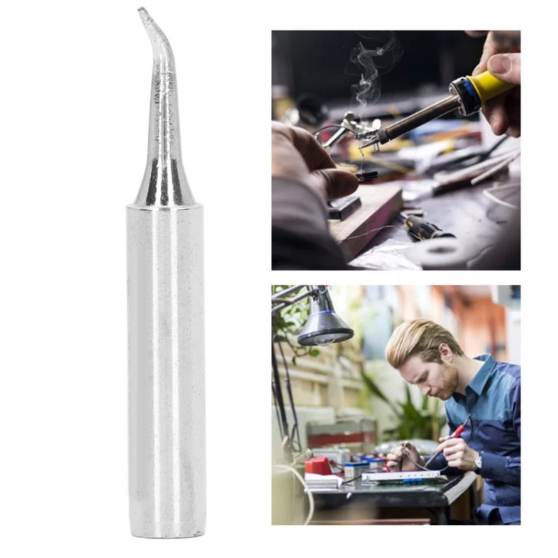 Soldering Iron Tip, SFD-900M-T-IS Curved Tip Copper Soldering Tip Replacement