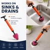 High Pressure Air Plunger for Drain Cleaning – Ergonomic Toilet