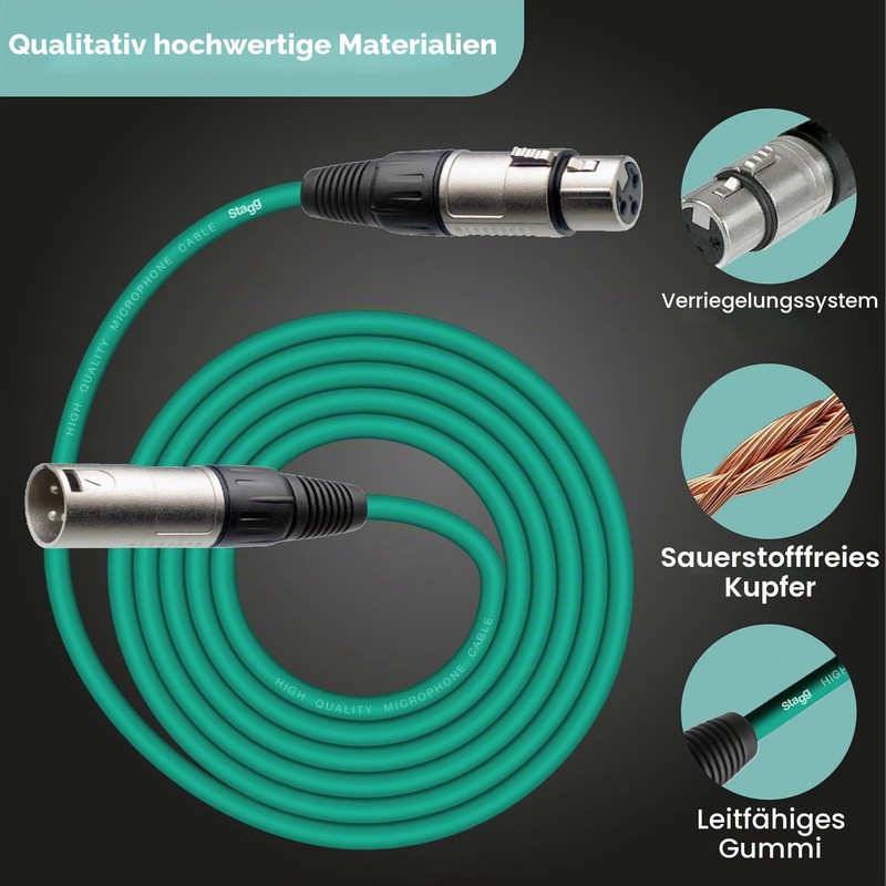 Stagg Microphone Cable, 10m