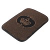 A ABSOPRO Car Armrest Cushion Pad Non-slip 12.20"x8.46" Suede Champagne