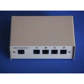 PCCABLES.com RJ11 RJ12 ABCD Switch Manual