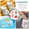 ClcIosis 30 Stück Schuh Zubehör, Anstecker Blumen Schuh Charms Stecker