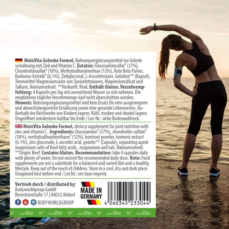 Mein Vita Joint Formula – Hochdosiert – Joint Supplement with