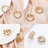 Kakonia 9 Pairs 14K Gold Clip On Earrings for Women